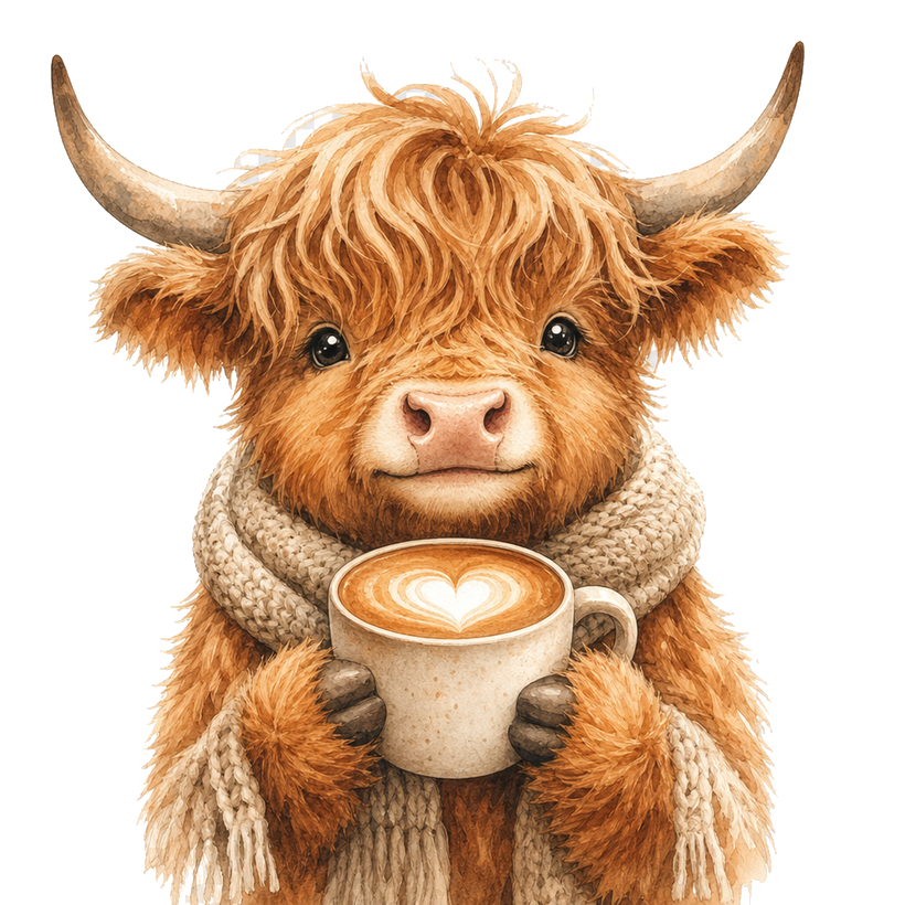 Highland cow design
