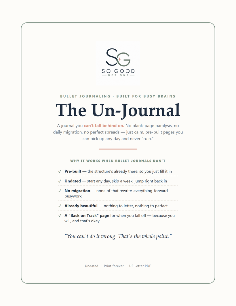 The ADHD Un-Journal